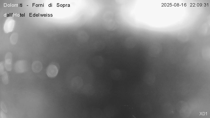 Webcam from Forni di Sopra towards the Friaulian Dolomites