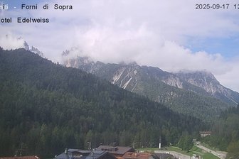 Webcam von Forni di Sopra zu den Friauler Dolomiten