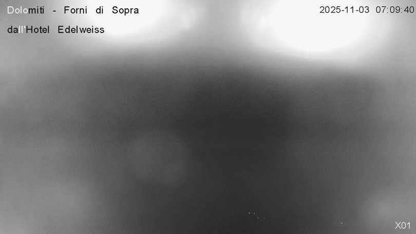 Webcam from Forni di Sopra towards the Friaulian Dolomites