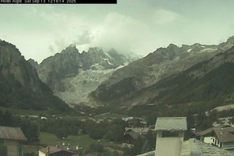 Webcam from Courmayeur to the Mont Blanc
