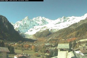Webcam da Courmayeur verso il Monte Bianco
