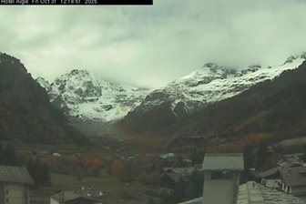 Webcam von Courmayeur zum Mont Blanc