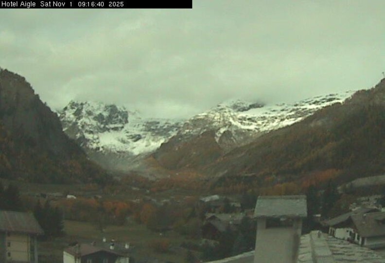 Webcam von Courmayeur zum Mont Blanc