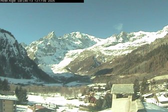 Webcam da Courmayeur verso il Monte Bianco