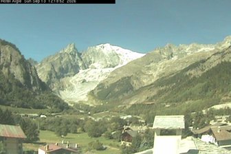Webcam from Courmayeur to the Mont Blanc