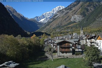 Webcam da Morgex verso il Monte Bianco