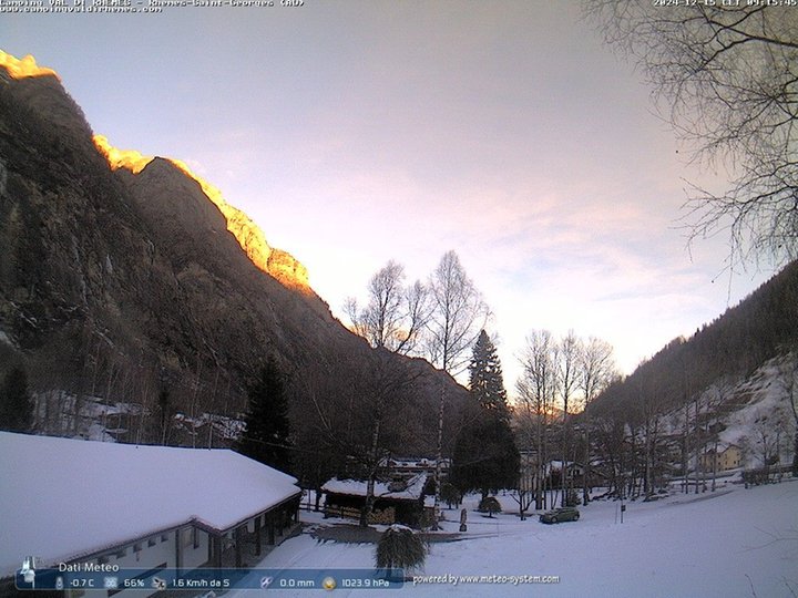 Webcam in Valle di Rhêmes, National Park Gran Paradiso