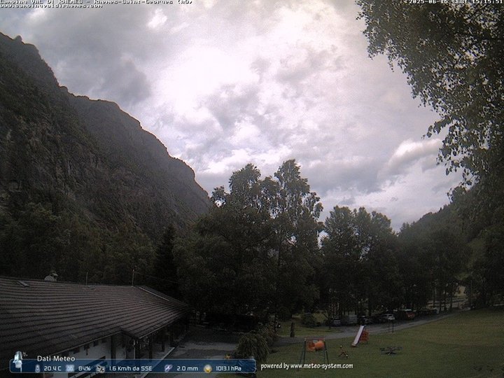 Webcam im Tal von Rhêmes, im Nationalpark Gran Paradiso
