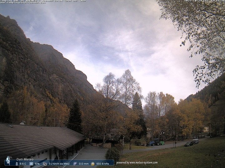 Webcam in Valle di Rhêmes nel Parco del Gran Paradiso