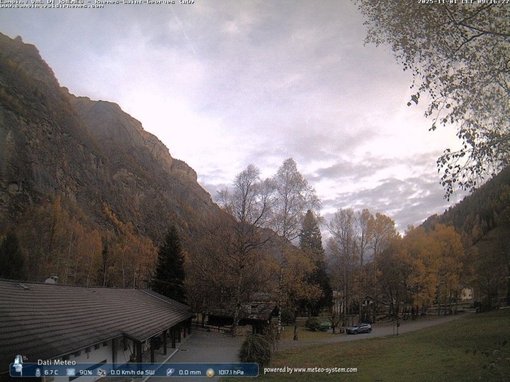 Webcam im Tal von Rhêmes, im Nationalpark Gran Paradiso