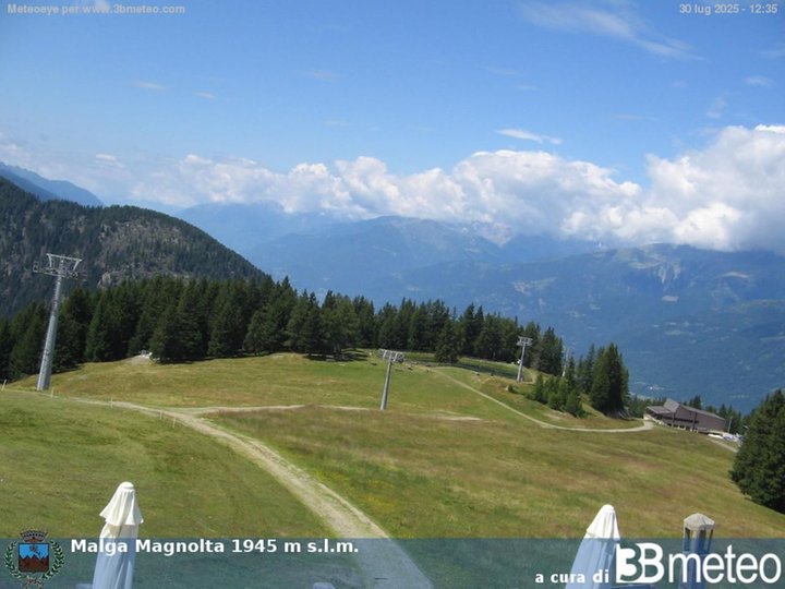 Webcam auf die Skipiste Piana dei Galli, Skigebiet Aprica