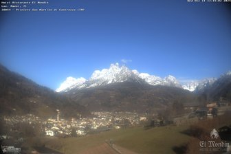 Webcam verso le Pale di San Martino