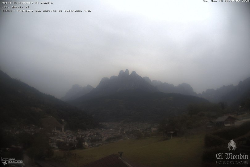 Webcam verso le Pale di San Martino