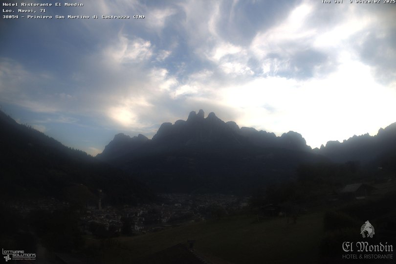 Webcam verso le Pale di San Martino