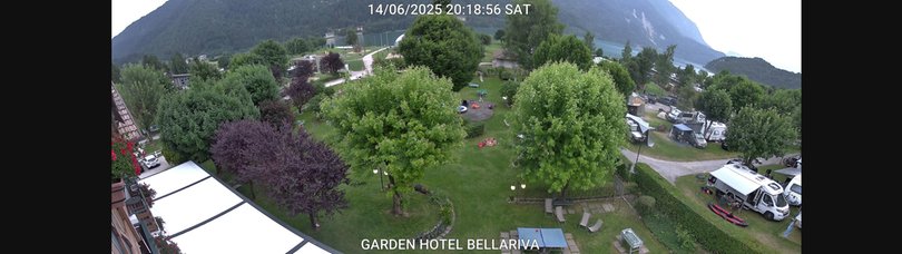 Webcam verso la spiaggia del Lago di Molveno