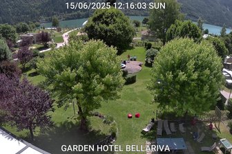 Webcam auf den Strand des Molvenosees