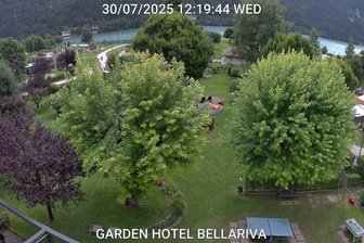 Webcam auf den Strand des Molvenosees