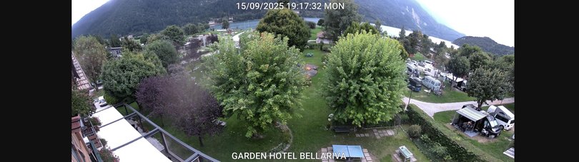 Webcam auf den Strand des Molvenosees