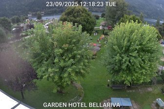 Webcam auf den Strand des Molvenosees