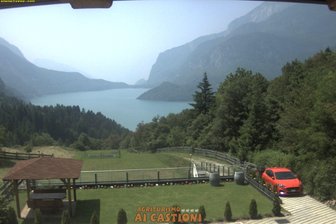 Webcam sul lago di Molveno nelle Dolomiti di Brenta