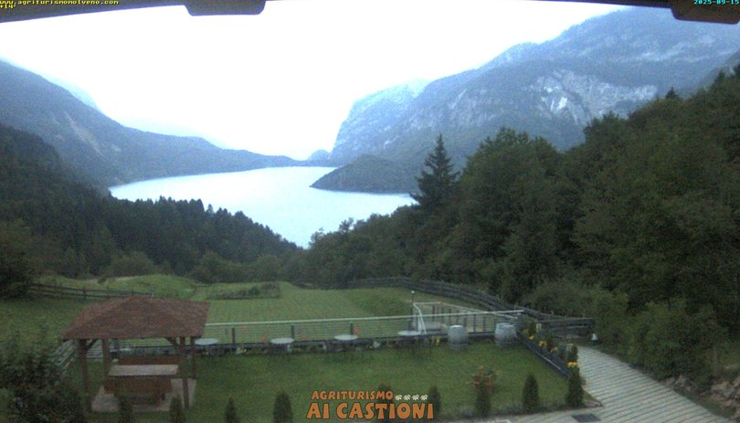 Webcam auf den Molvenosee in den Brenta-Dolomiten