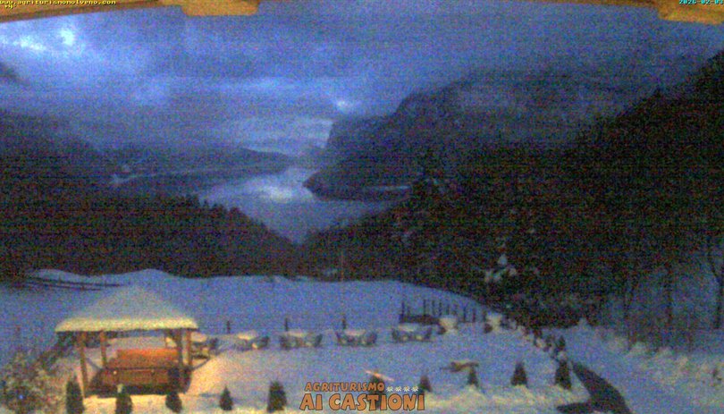 Webcam sul lago di Molveno nelle Dolomiti di Brenta