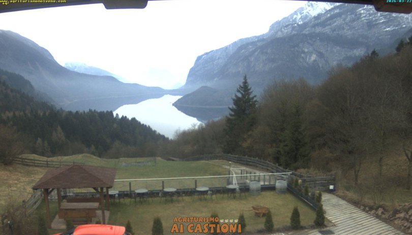 Webcam auf den Molvenosee in den Brenta-Dolomiten