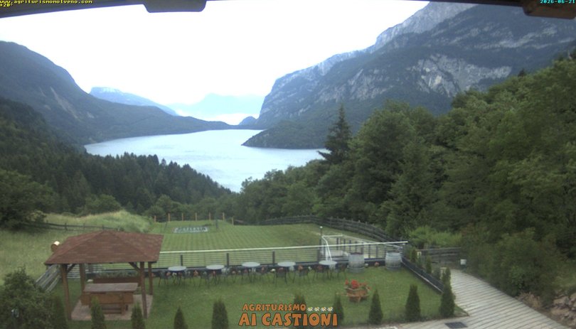 Webcam auf den Molvenosee in den Brenta-Dolomiten
