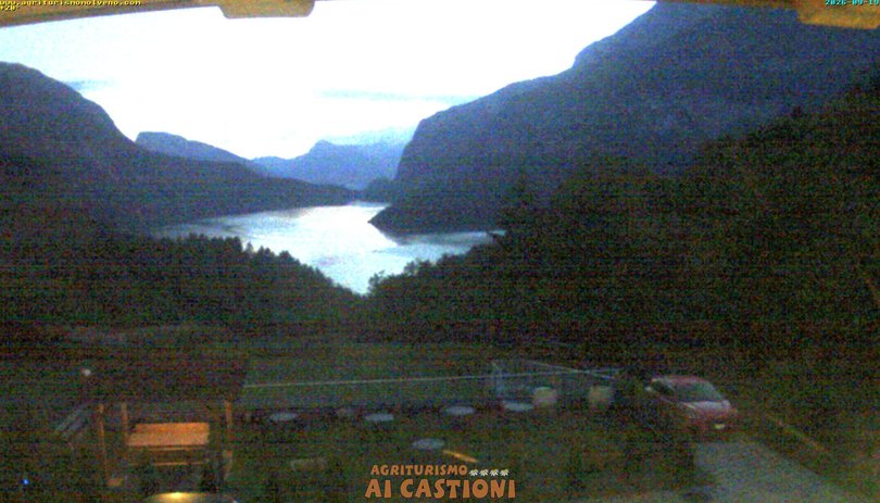 Webcam auf den Molvenosee in den Brenta-Dolomiten