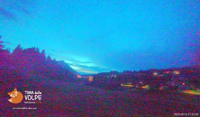 Webcam towards Lavarone / Lafraun and the Becco di Filadonna