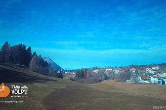 Webcam towards Lavarone / Lafraun and the Becco di Filadonna