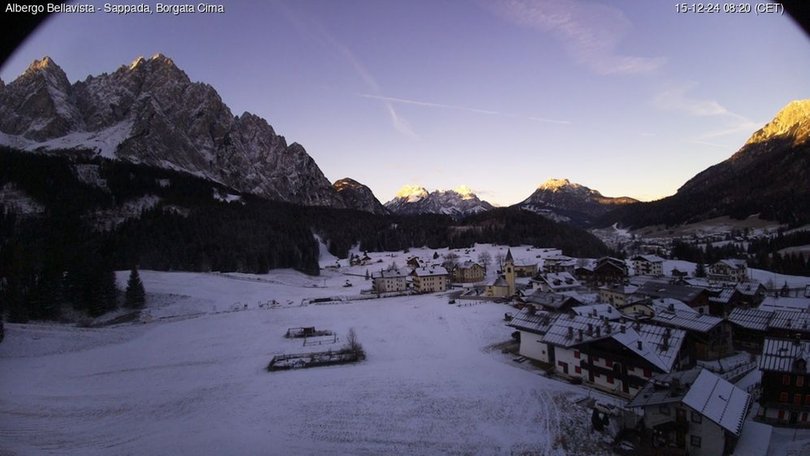 Webcam from Cima Sappada towards Mount Siera