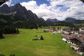 Webcam von Cima Sappada in Richtung Berg Monte Siera