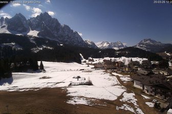 Webcam von Cima Sappada in Richtung Berg Monte Siera