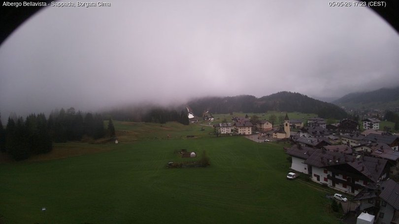 Webcam von Cima Sappada in Richtung Berg Monte Siera