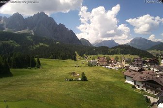 Webcam von Cima Sappada in Richtung Berg Monte Siera