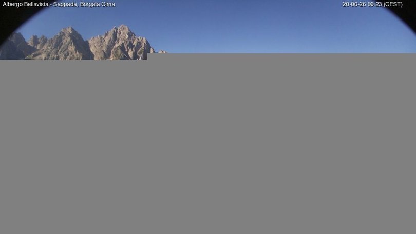 Webcam from Cima Sappada towards Mount Siera