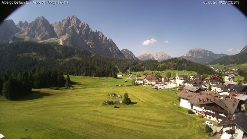 Webcam from Cima Sappada towards Mount Siera
