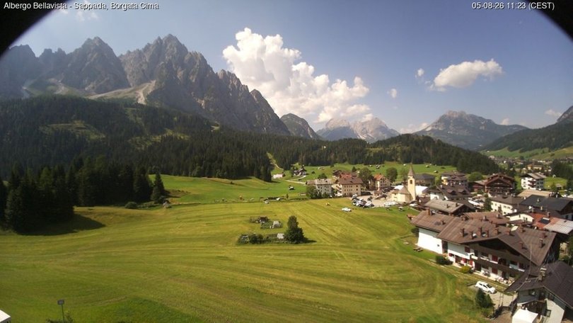 Webcam da Cima Sappada verso il Monte Siera