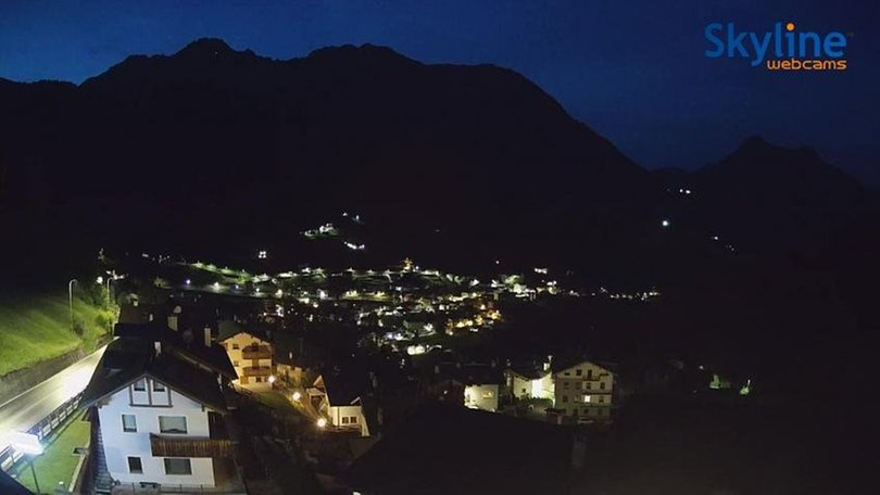 Webcam von Valdidentro in Richtung Stilfser Joch