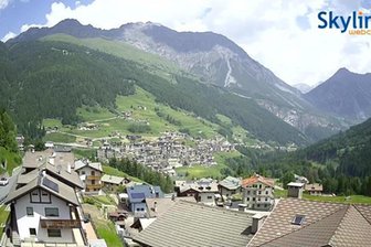 Webcam da Valdidentro verso il Passo dello Stelvio