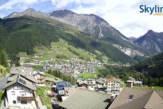 Webcam da Valdidentro verso il Passo dello Stelvio