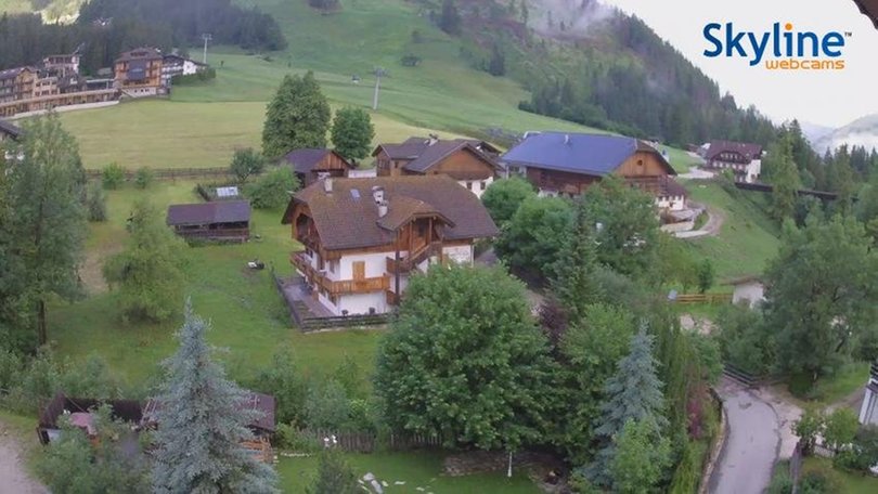 Webcam in St. Vigil in Enneberg in Richtung Piste Erta