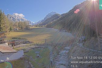 Webcam in San Vigilio towards Fanes-Senes-Braies