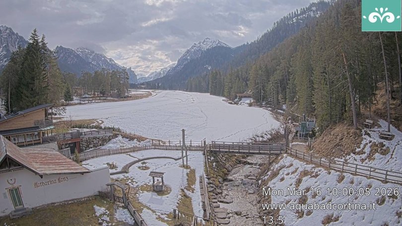 Webcam a San Vigilio verso il Fanes-Senes-Braies