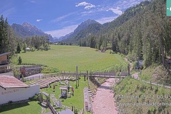 Webcam in St. Vigil in Richtung Fanes-Sennes-Prags