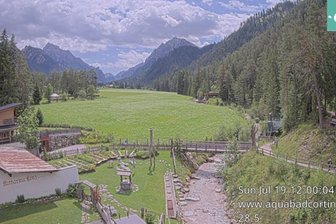 Webcam a San Vigilio verso il Fanes-Senes-Braies