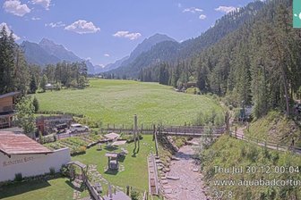 Webcam in St. Vigil in Richtung Fanes-Sennes-Prags
