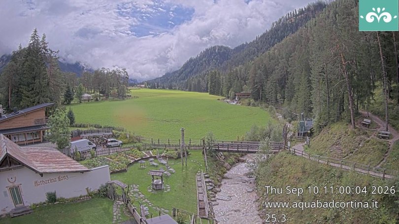 Webcam in San Vigilio towards Fanes-Senes-Braies
