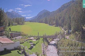 Webcam a San Vigilio verso il Fanes-Senes-Braies